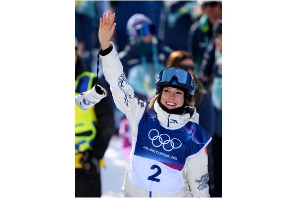 谷愛凌終於拿下本屆冬奧首金。摘自官方推特