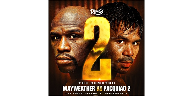 梅威瑟 9/19再戰帕奎奧 。摘自推特