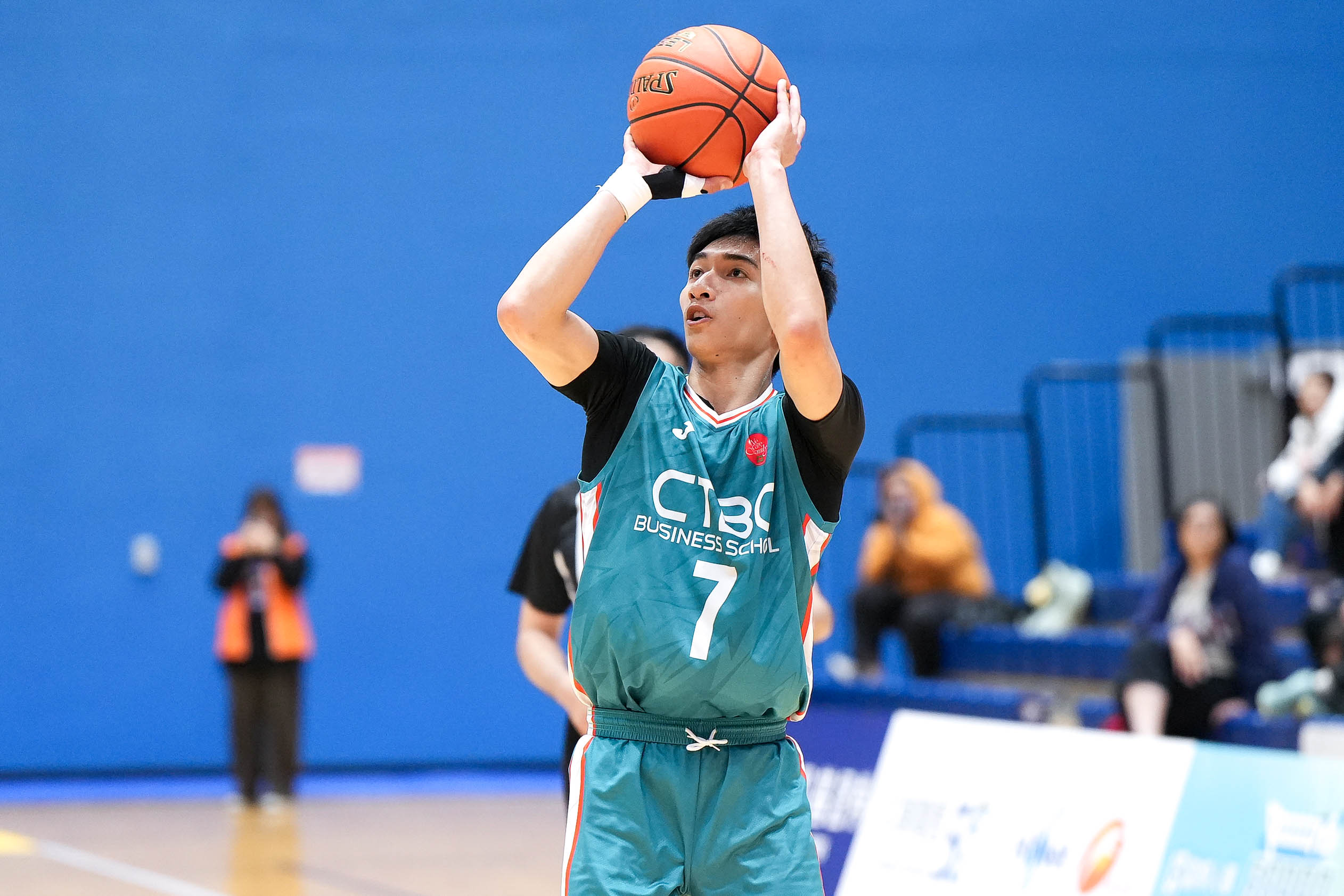 中信學院張俊生25分3籃板5助攻4顆三分。大專體總提供