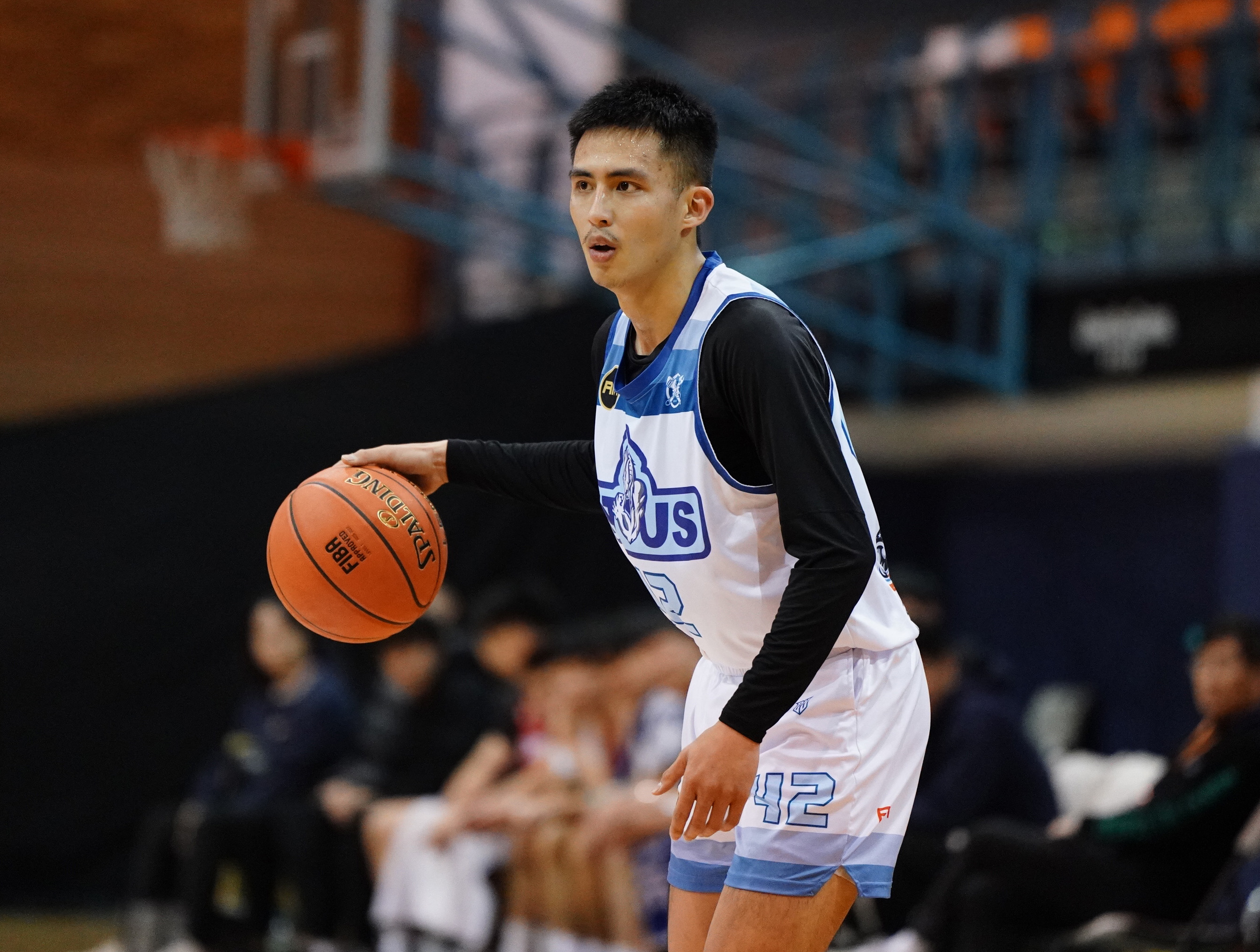 臺體羅世恩5記外線拿下15分8籃板。大專體總提供