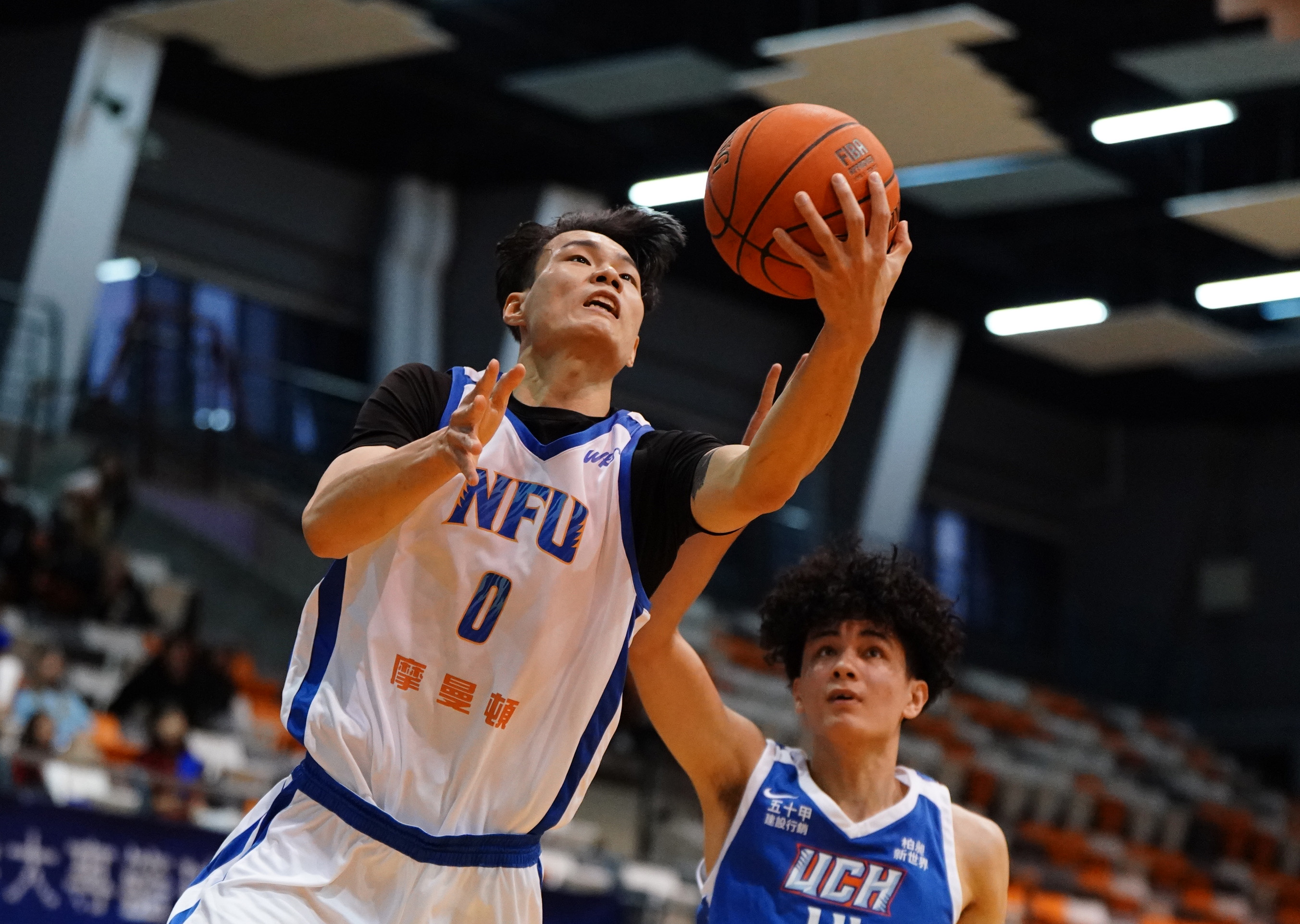 虎尾郭俊言攻下全場最高36分11籃板。大專體總提供