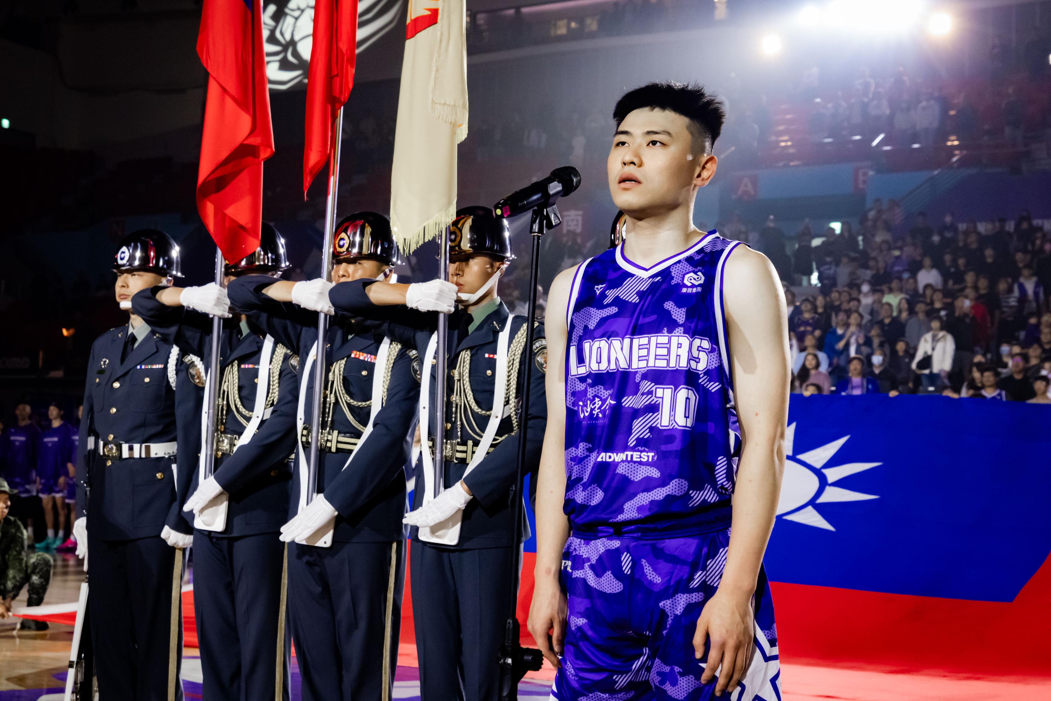 劉丞勳今日擔任國歌領唱代表。官方提供