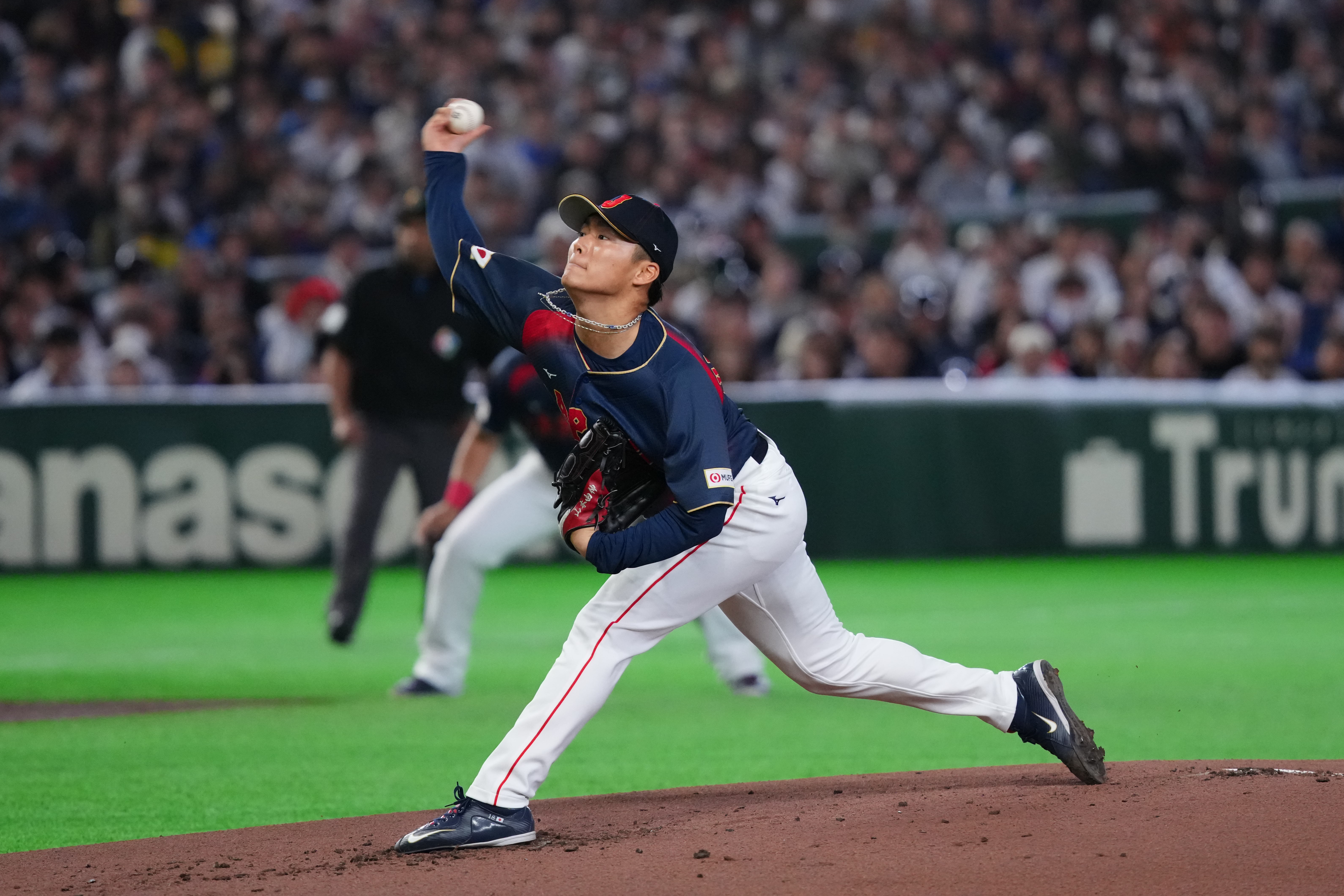 山本由伸。記者劉峻誠攝