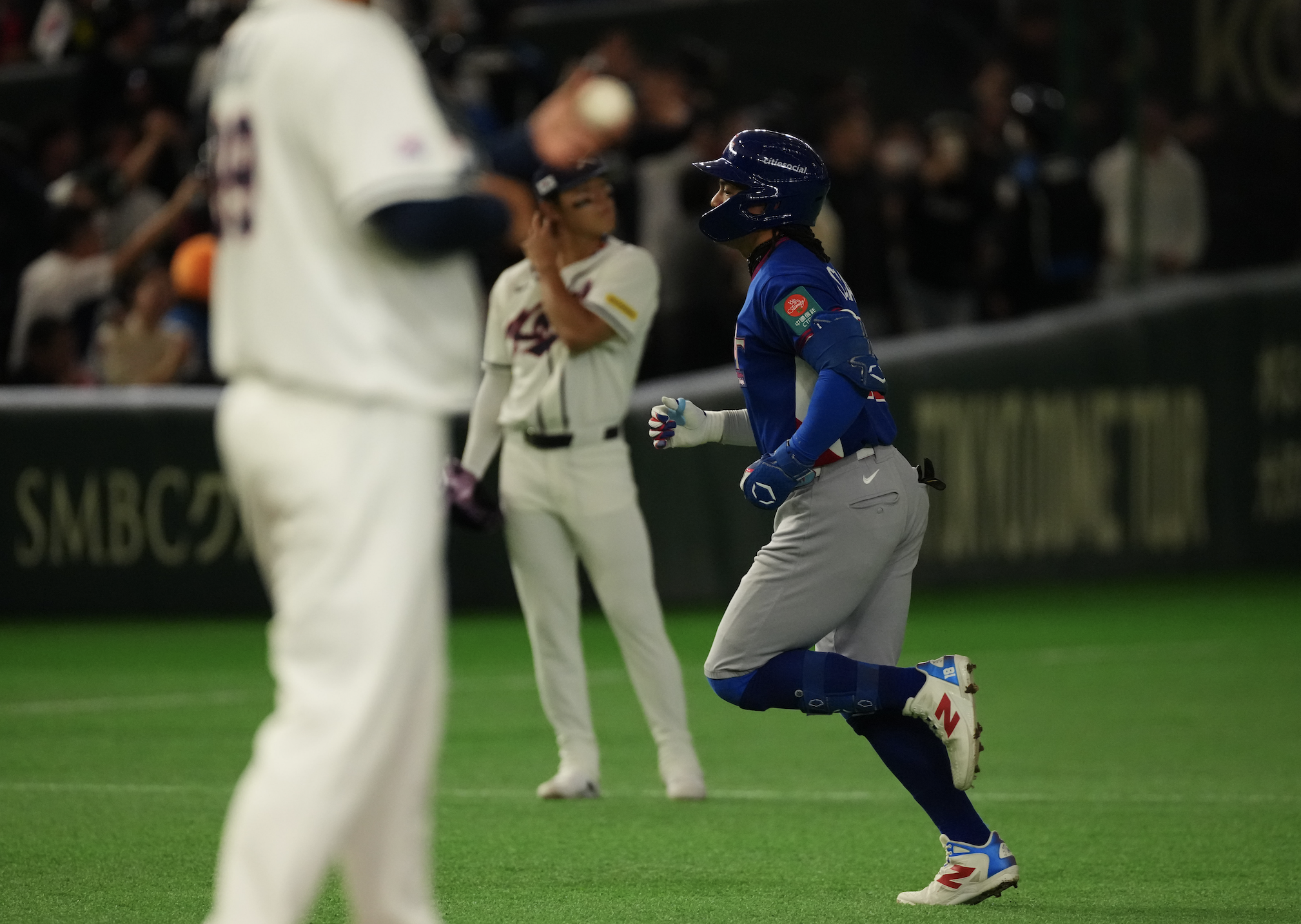 張育成開轟。記者劉峻誠攝