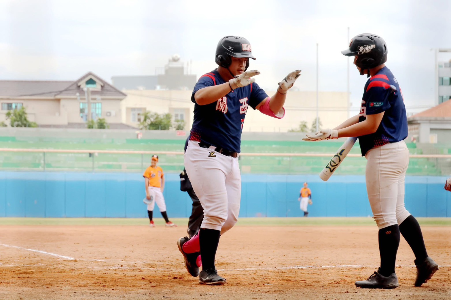林建浩國中首轟想拚U15國手。學生棒聯提供