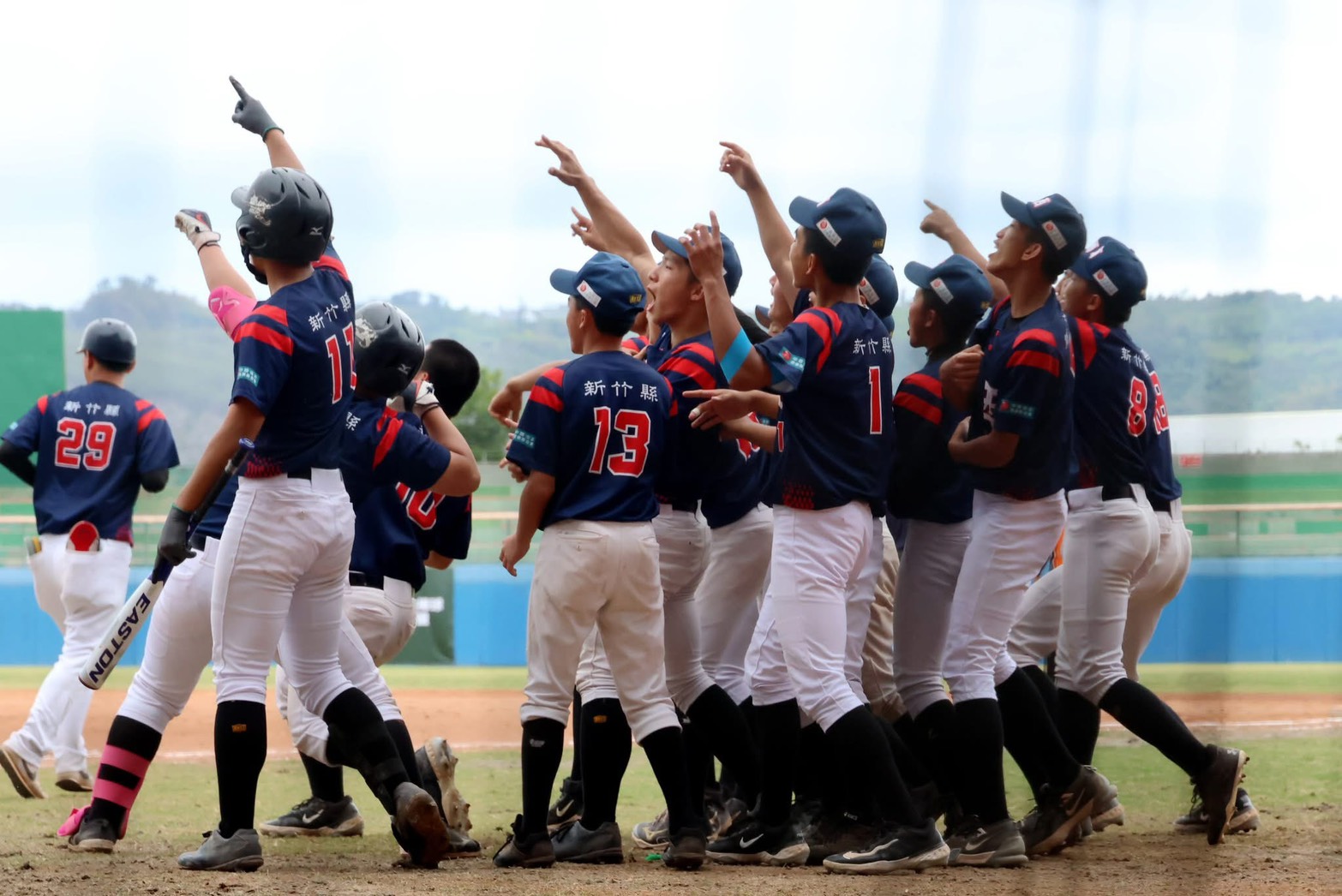竹縣關西闖進國中硬式聯賽32強。學生棒聯提供