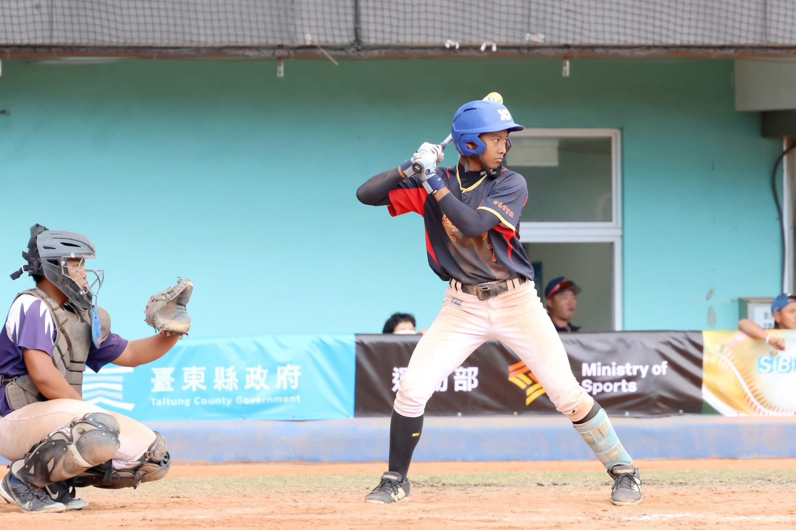 張鈞倫生涯首支再見安打。學生棒聯提供