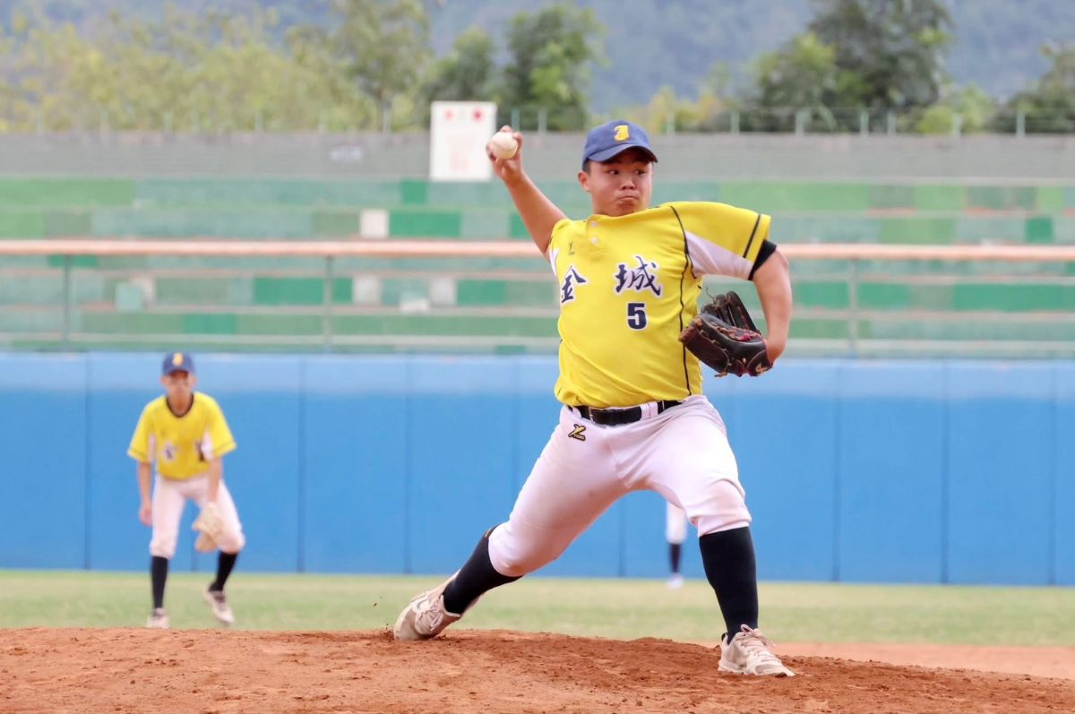 楊子昊後援4.1局守成。學生棒聯提供