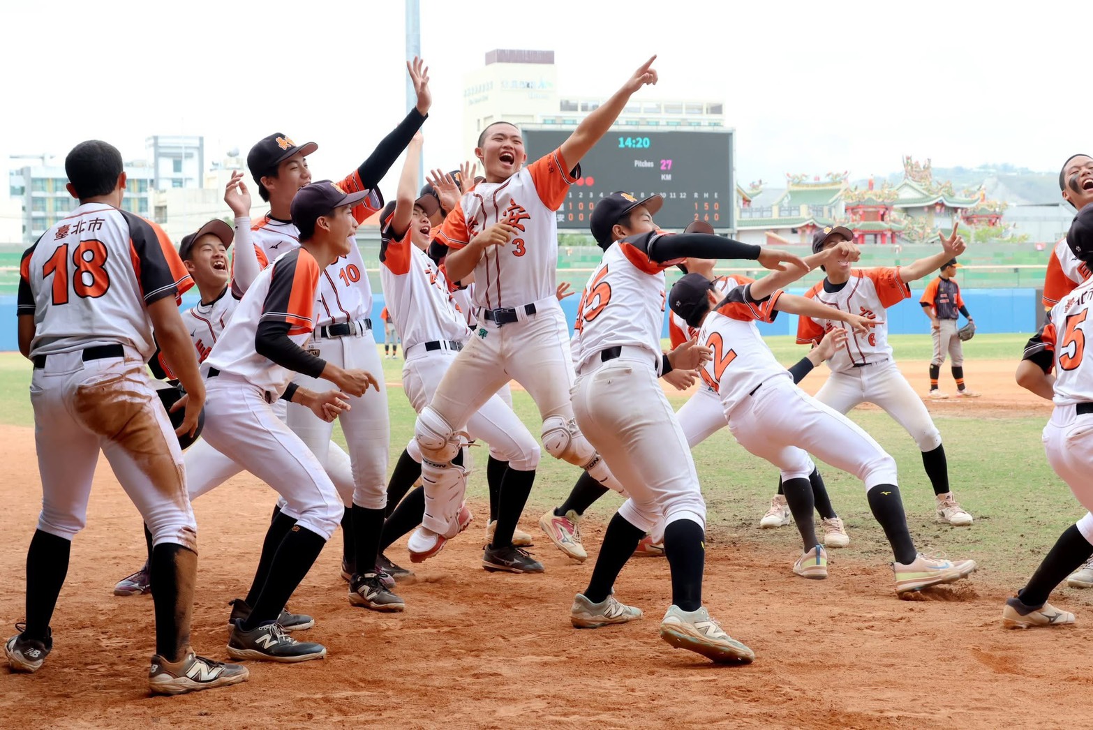 長安破隊史紀錄對決東體爭冠。大學生棒聯提供