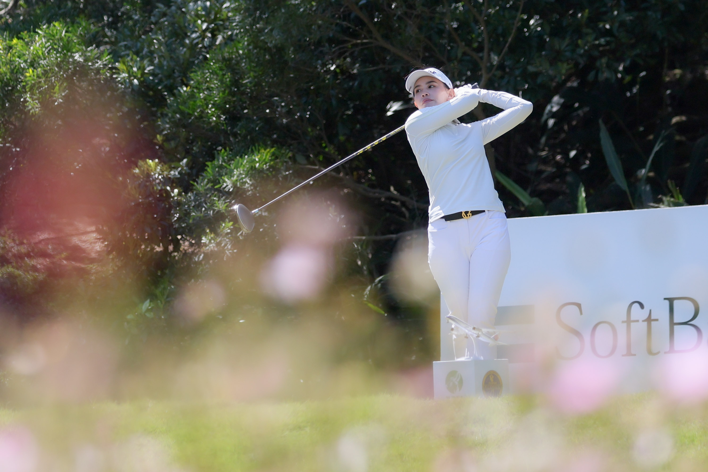 陳敏柔以三回合總桿217桿1暫居並列第二。Tlpga／葉勇宏攝