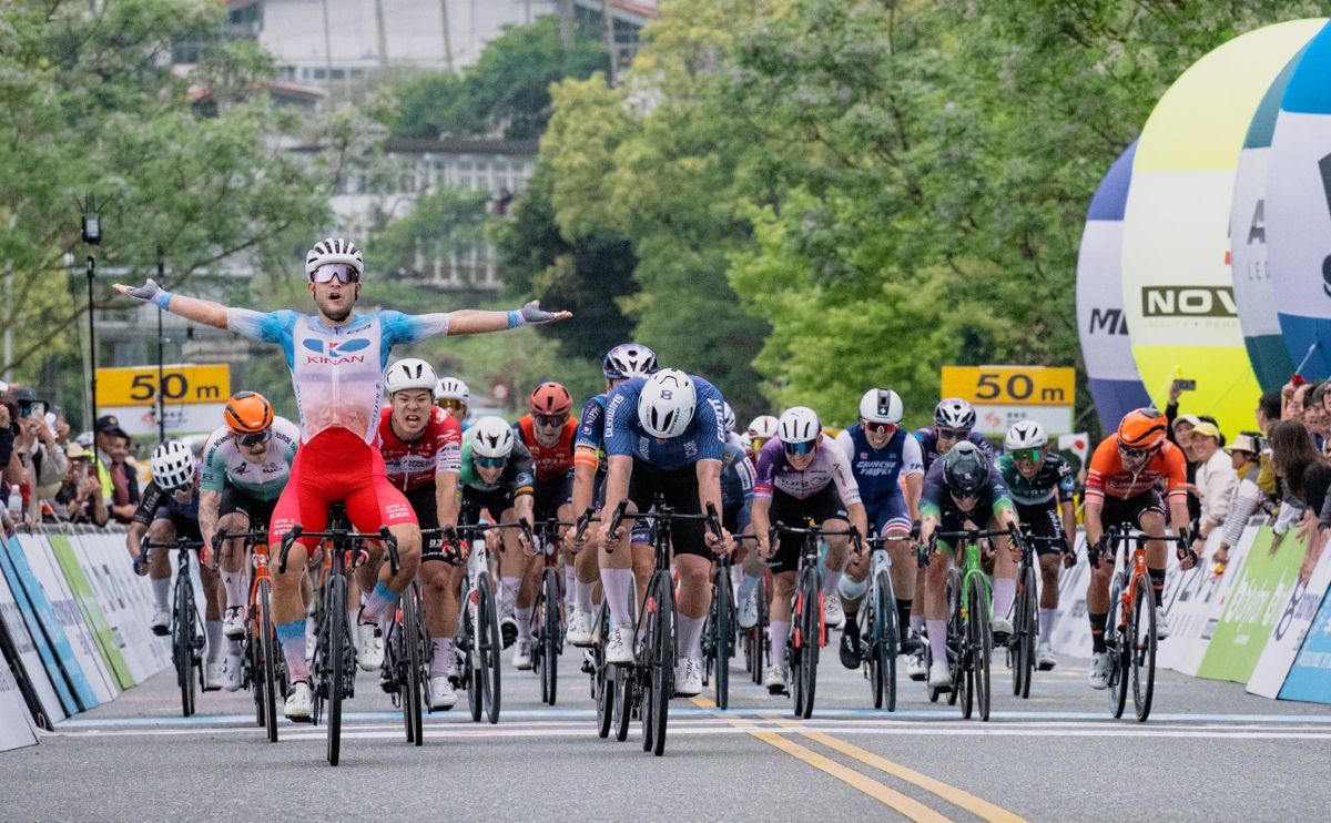 日本紀南車隊的卡斯騰森Lucas Carstensen以3小時24分47秒奪下幸福台九線站單站冠軍。國際自由車環台賽提供