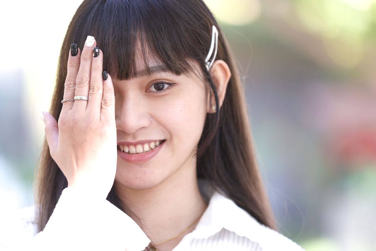 王靖蓉的美,讓人無法與他的格鬥選手身分聯想在一起。特約記者 郭運復攝