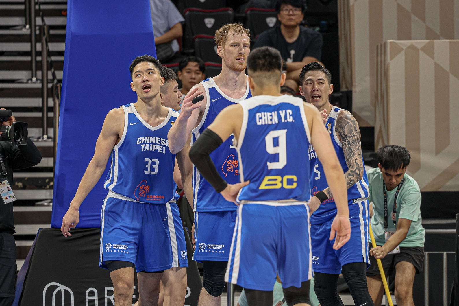 中華男籃很可惜在最後一節當機輸球。中華籃協提供