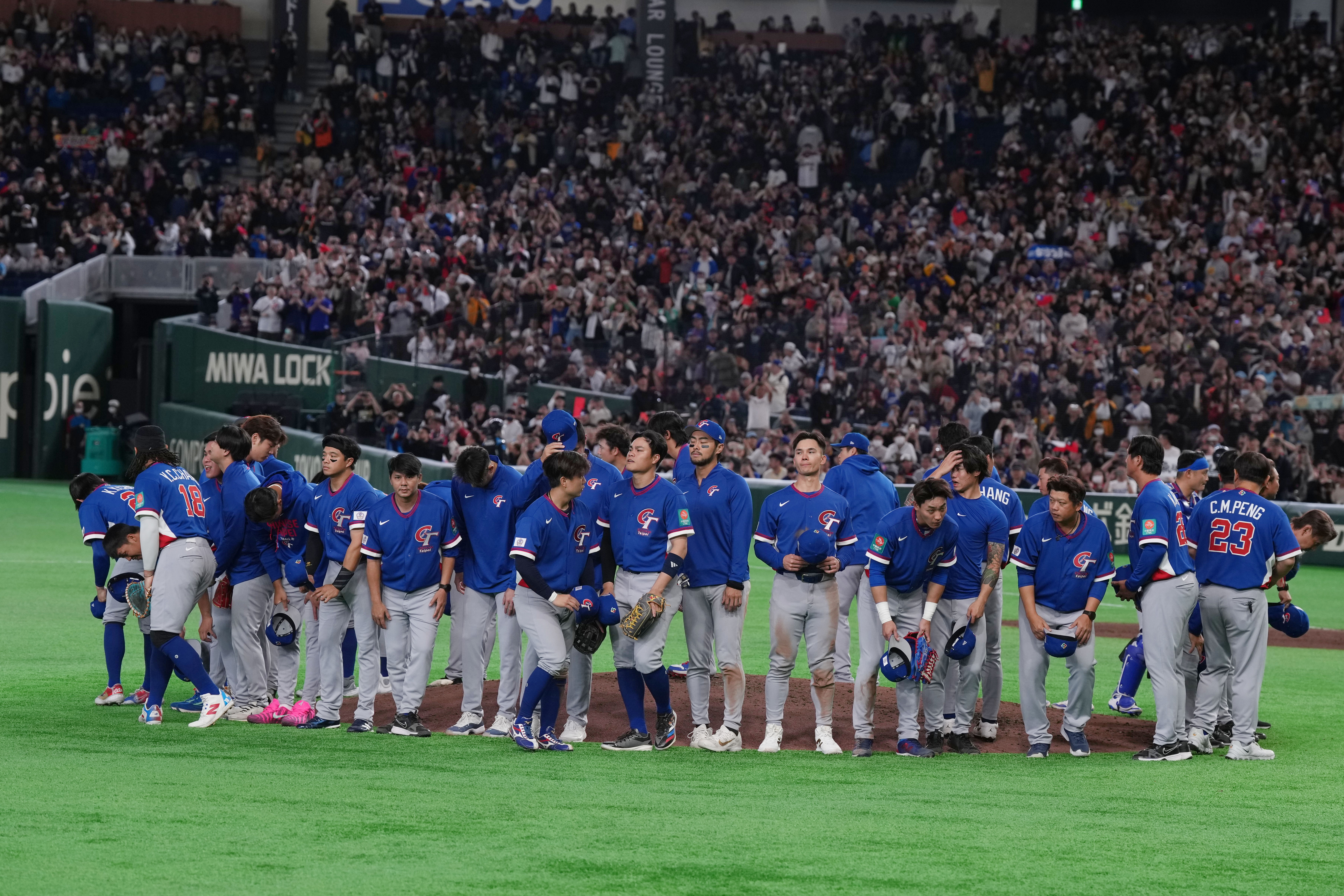 中華隊。記者劉峻誠攝