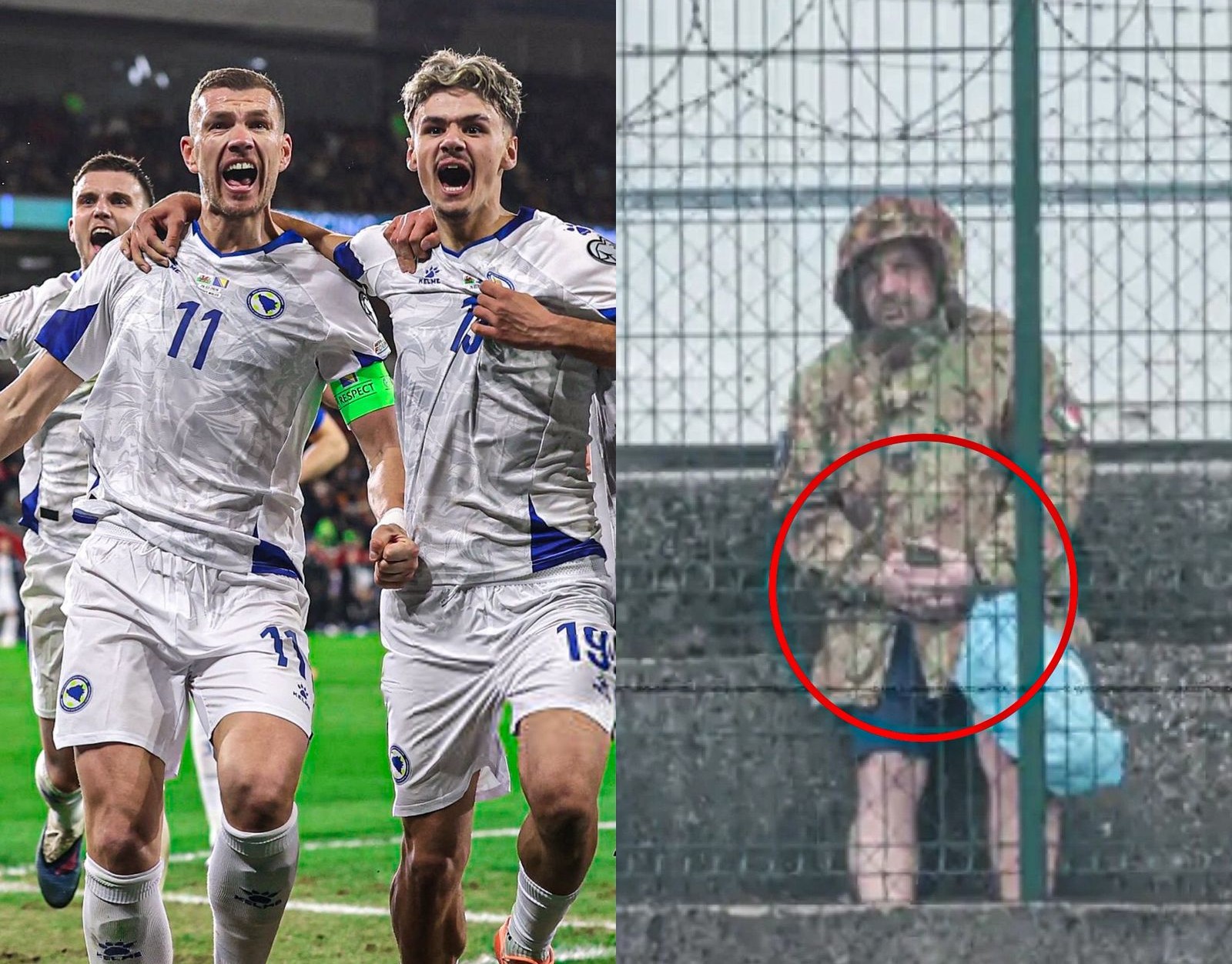 波士尼亞附加賽前竟驚傳義大利間諜。摘自推特