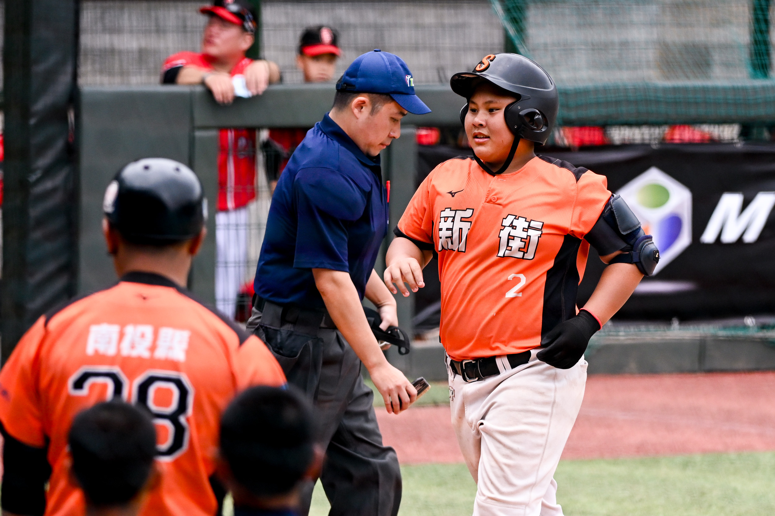 全皓單場雙響。臺灣世界少棒聯盟提供