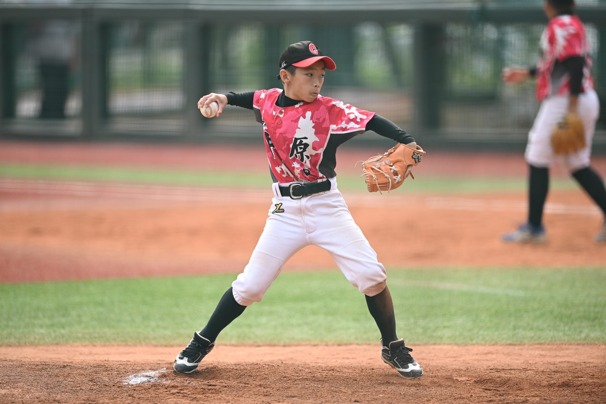 楊凱樂將錯就錯中繼收到勝投。臺灣世界少棒聯盟提供