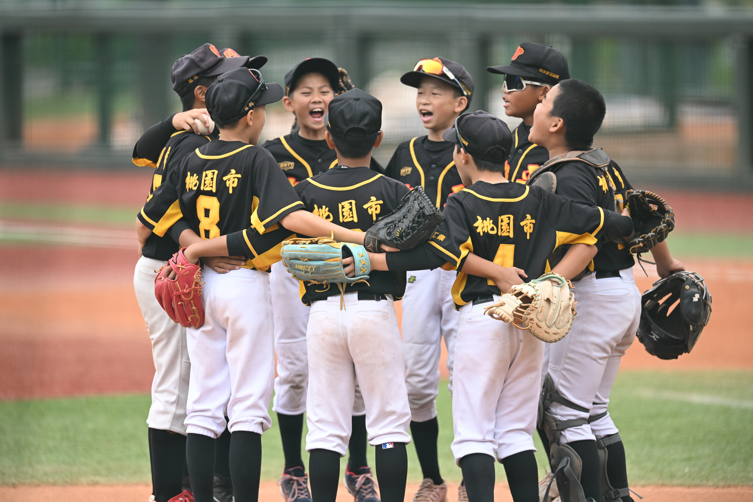桃園市打進B組敗部冠軍戰。臺灣世界少棒聯盟提供