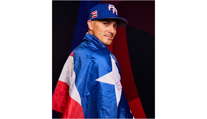 洛杉磯道奇工具人赫南德茲（Kike Hernández）現身波多黎各的休息室。摘自WBC推特