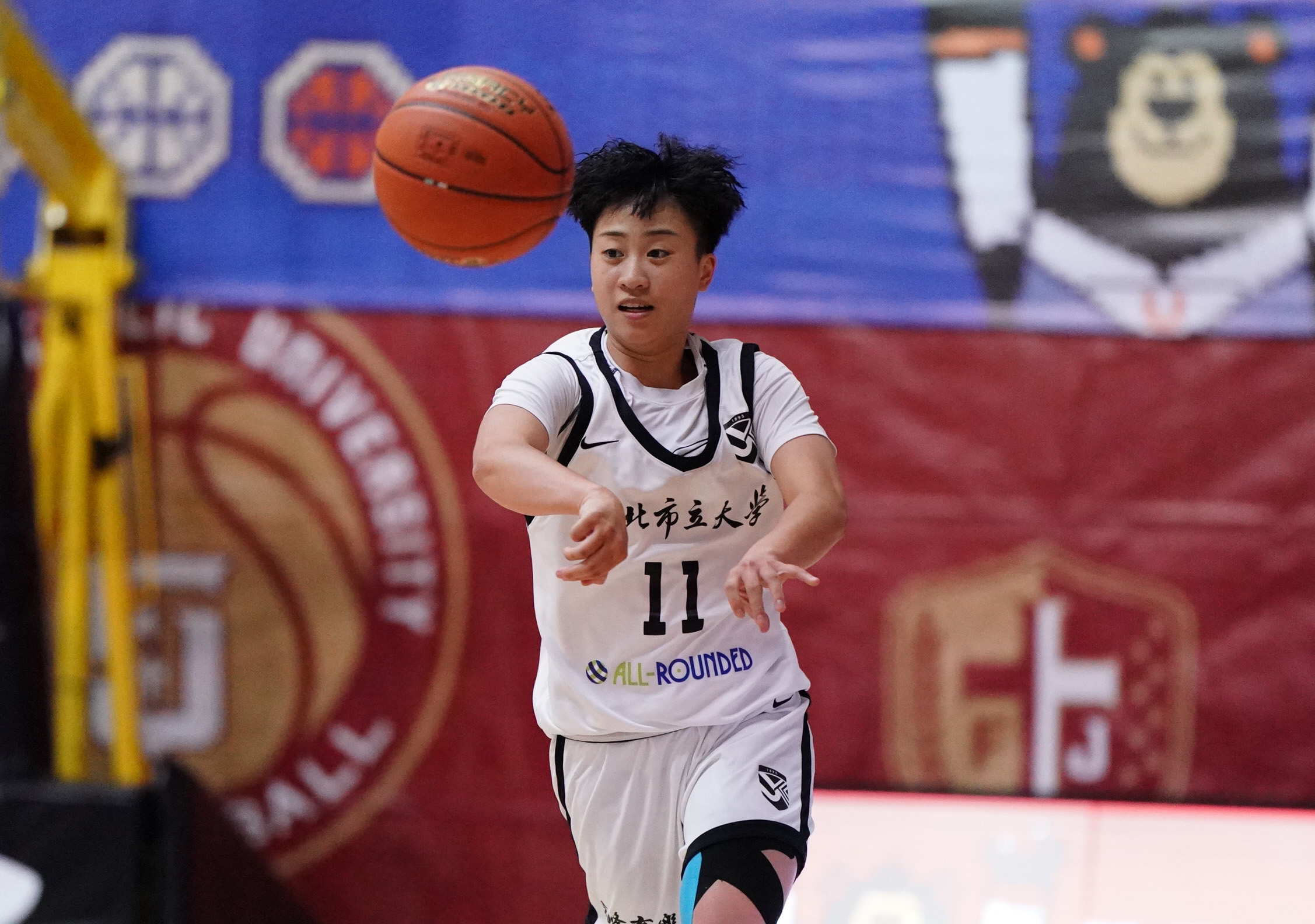 北市大連容纓15分6助攻。大專體總提供