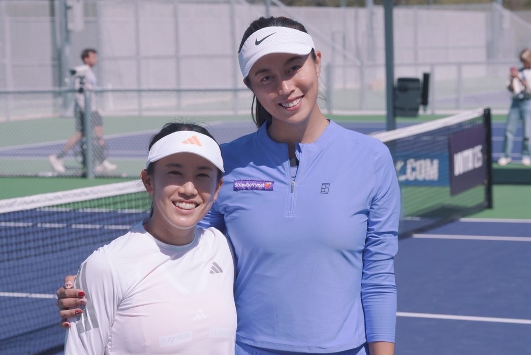 詹皓晴的台日組合成功闖進奧斯汀公開賽女雙決賽。劉雪貞提供