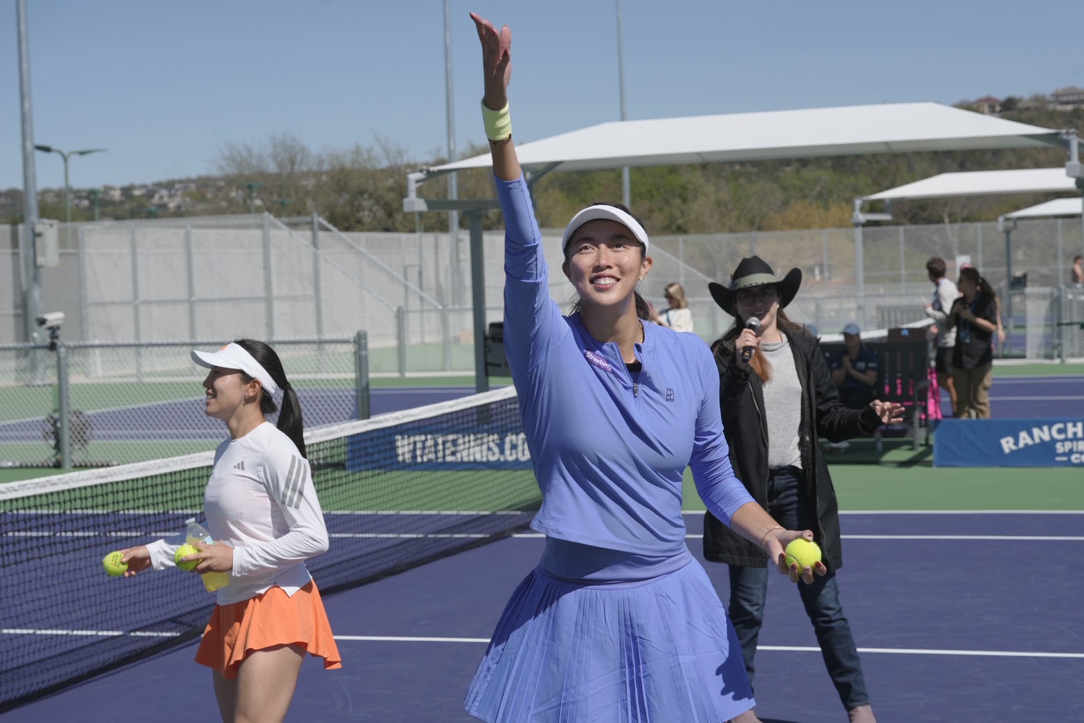 詹皓晴打進奧斯汀女雙４強。劉雪貞提供