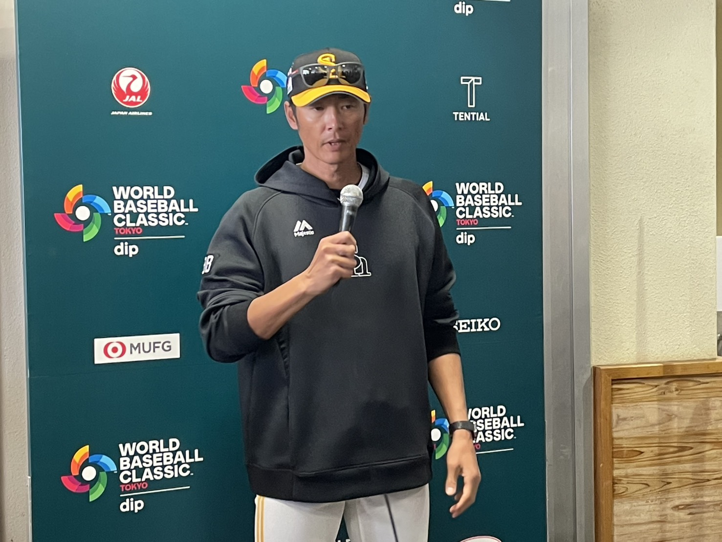 軟銀二軍監督斉藤和巳。記者劉峻誠攝