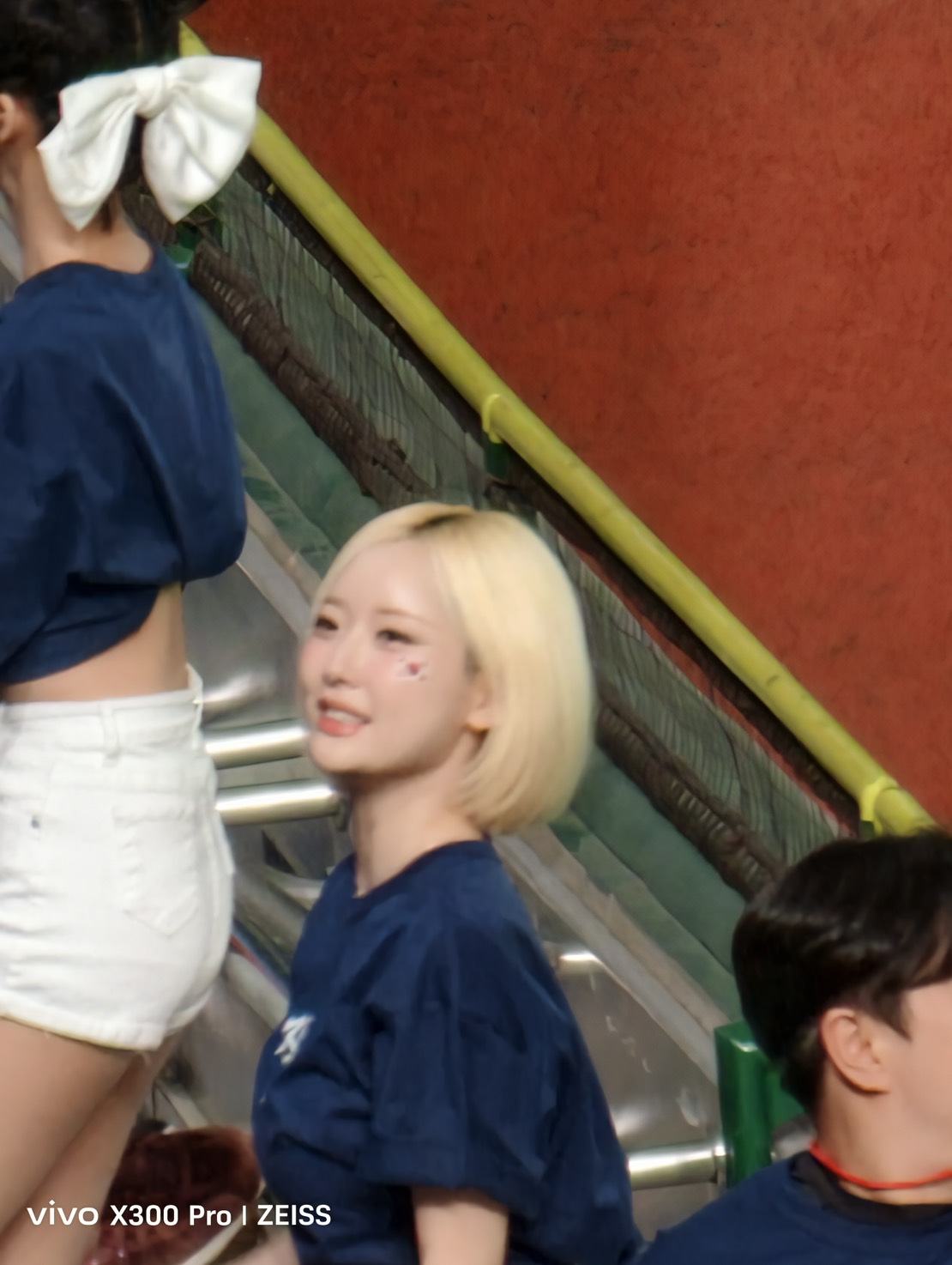 韓國啦啦隊。記者劉峻誠攝