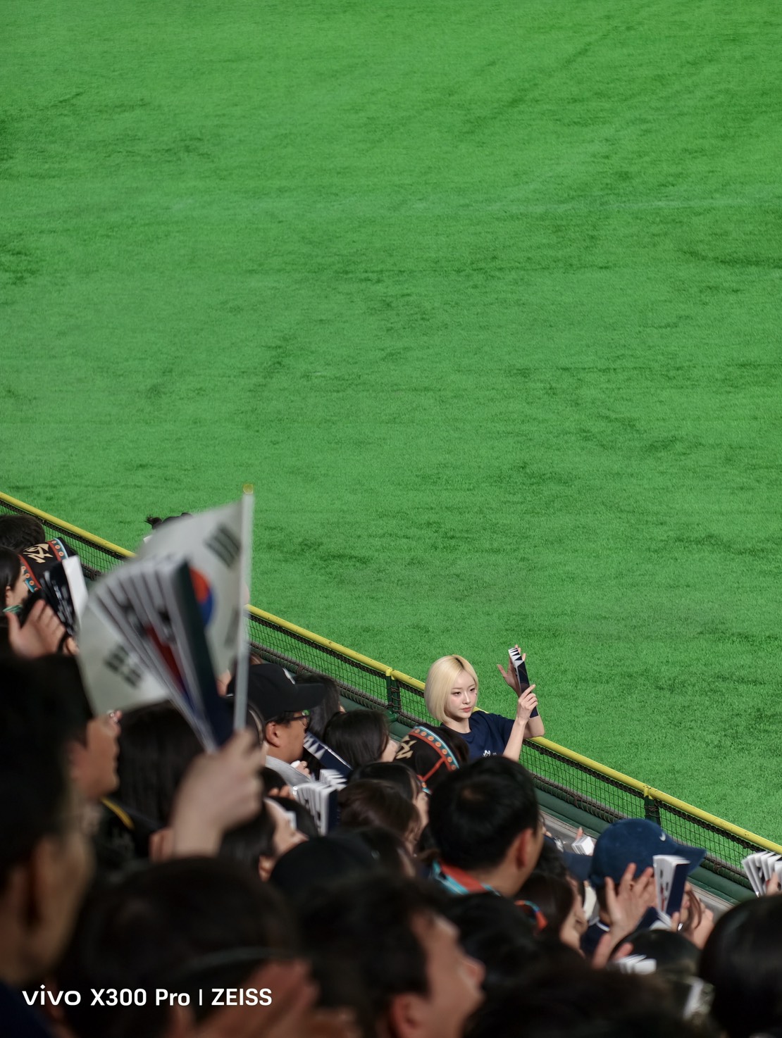 韓國啦啦隊。記者劉峻誠攝