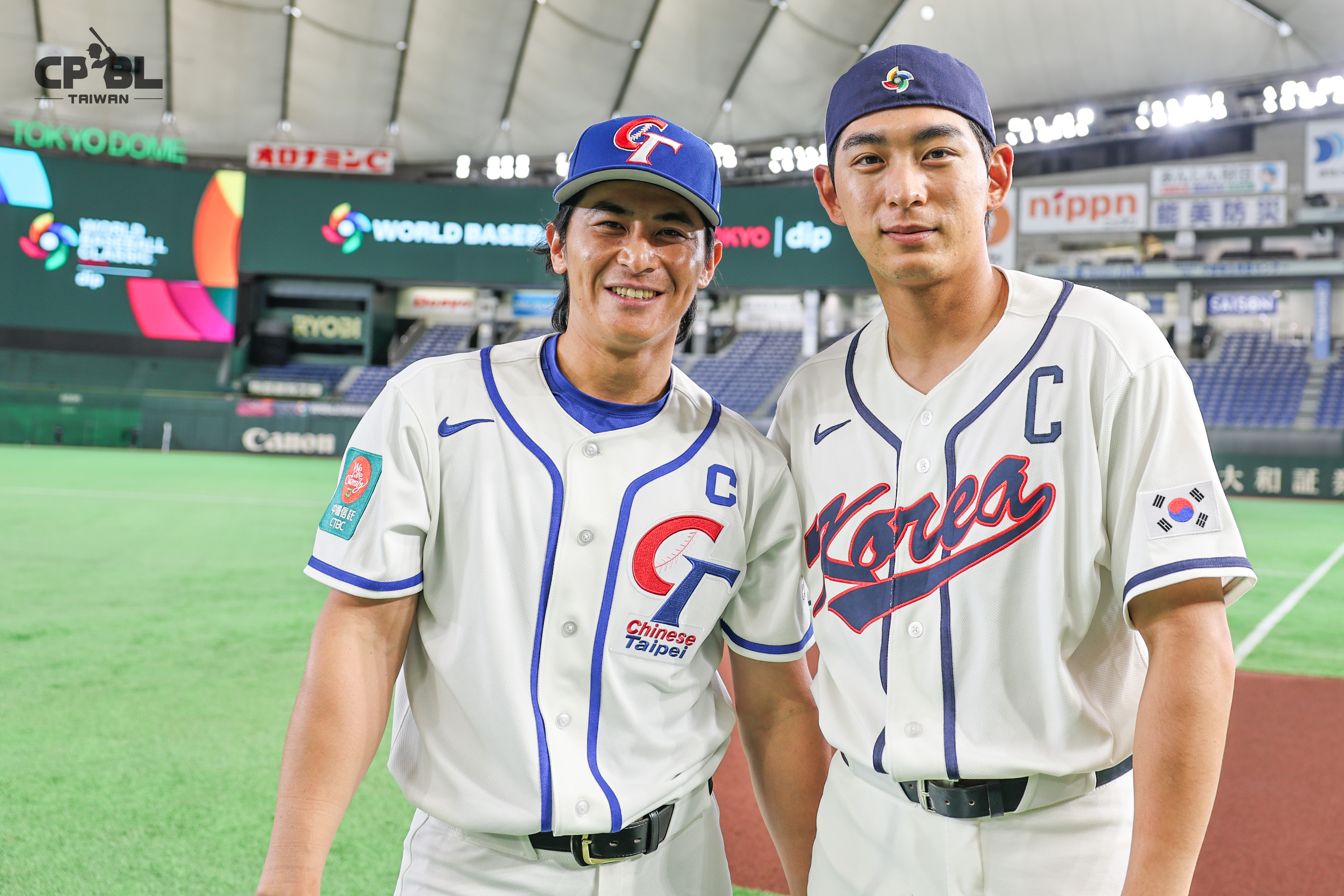 陳傑憲、李政厚合照。中職提供