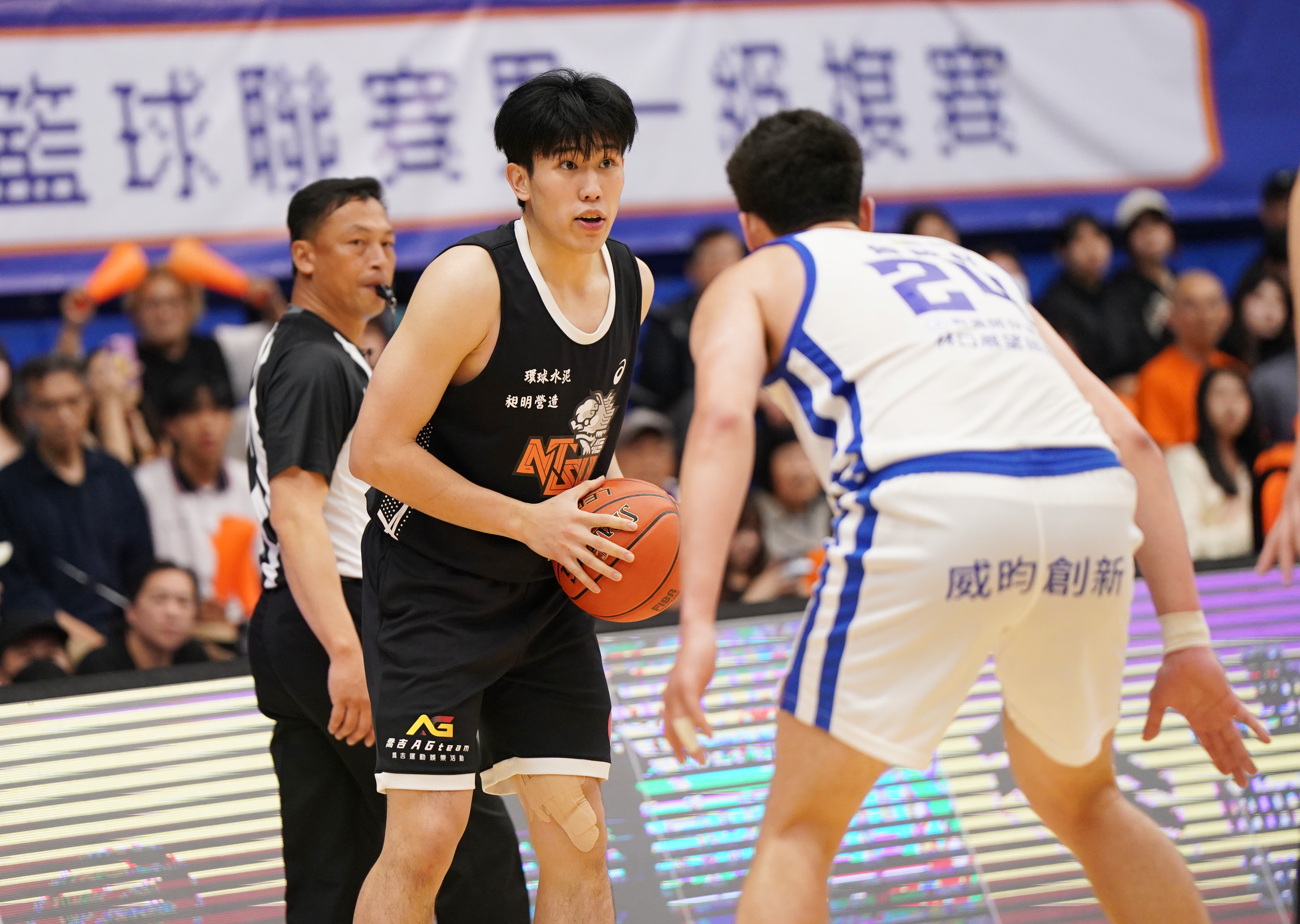 國立體大張祐瑋攻下全場最高19分。大專體總提供