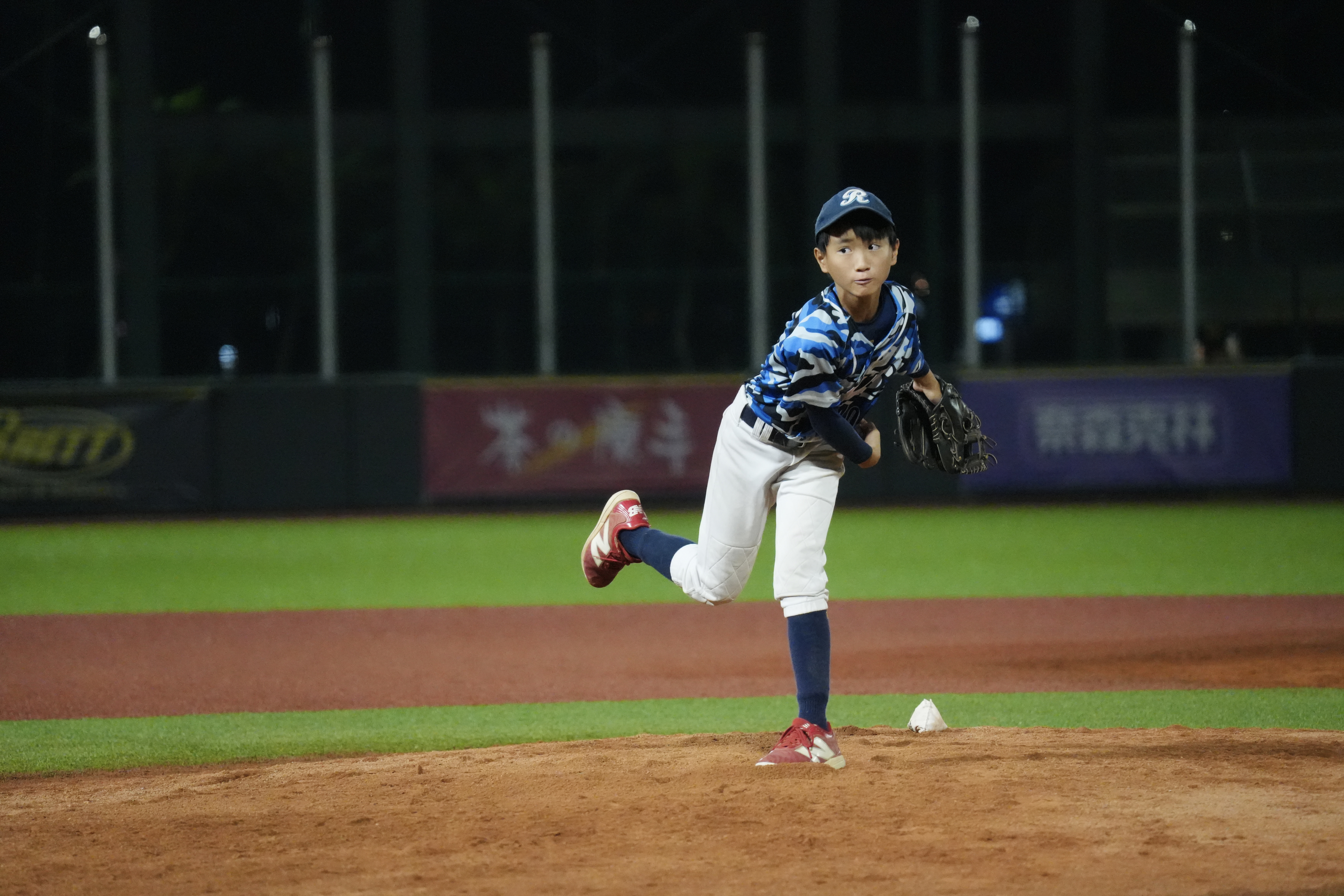 今天光速換了5位後援投手，陳思達也曾上場救援。臺灣世界少棒聯盟提供