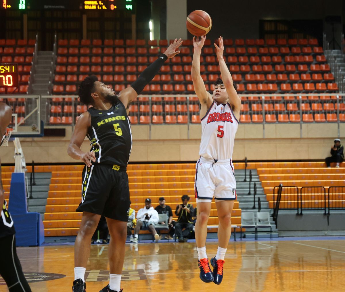 蒙古國家隊主力射手巴斯博德攻守全能。陳楷攝