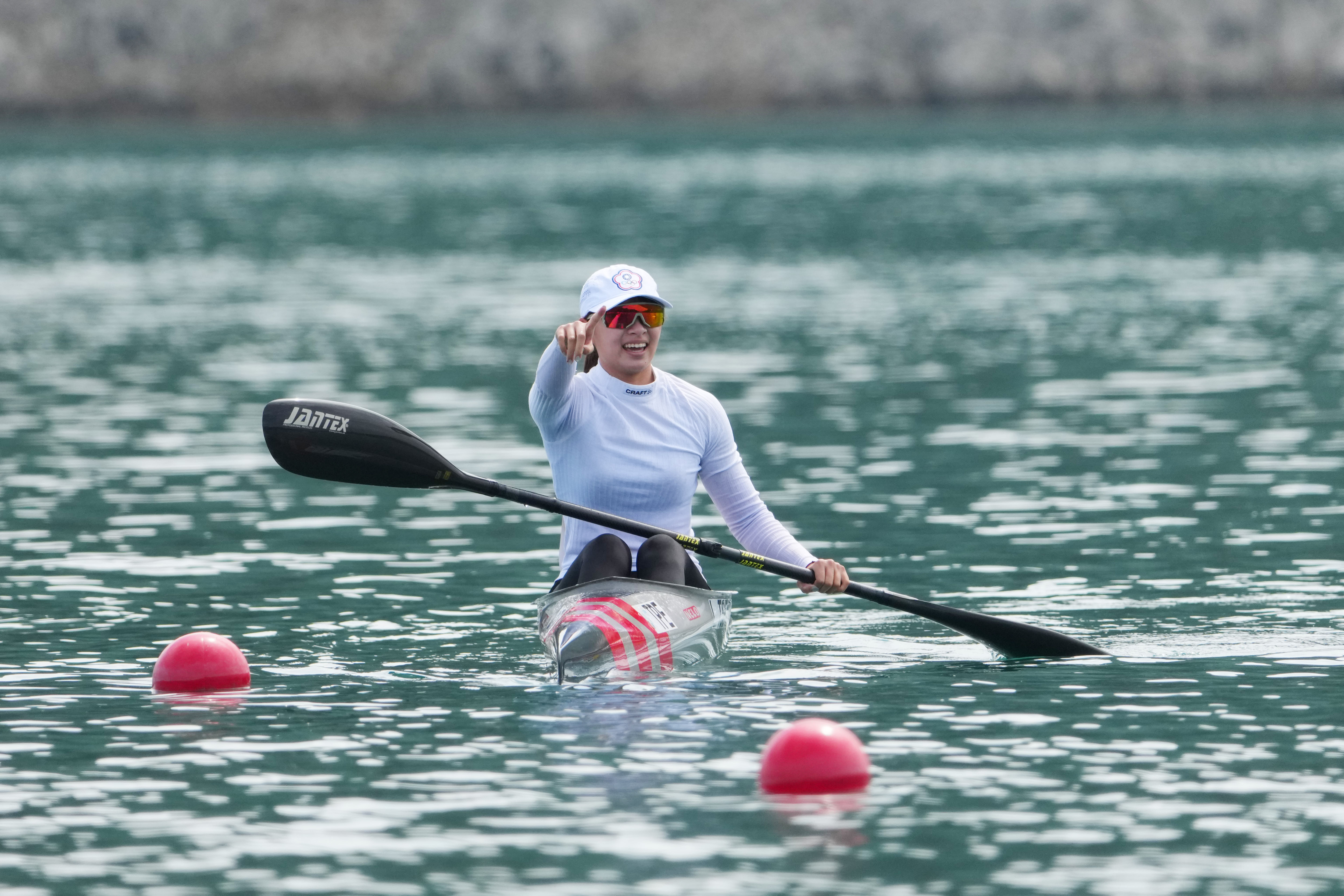北市大新鮮人曾俐芩一日雙金。全大運辦公室提供