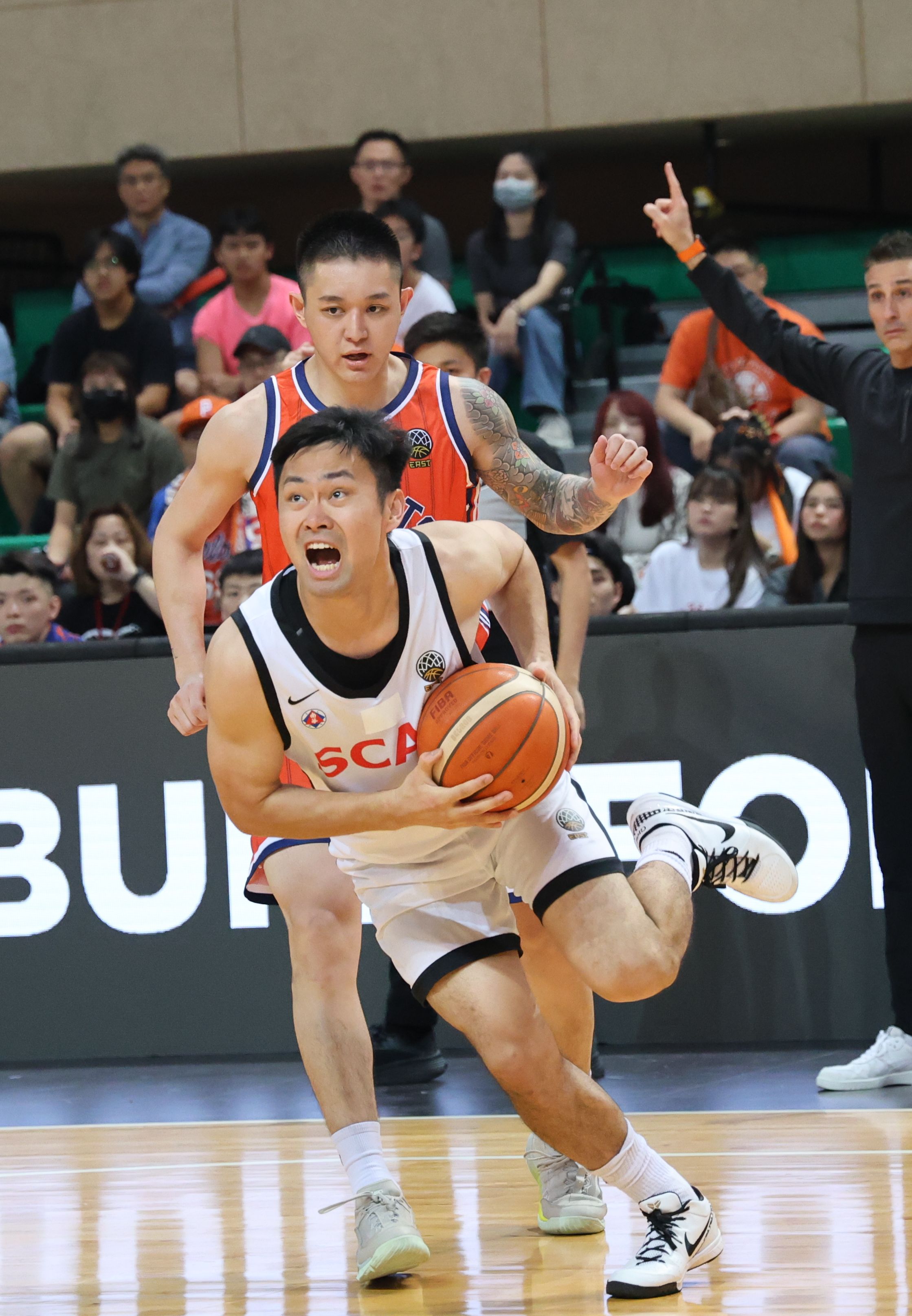 蔡再懃出手12次為南華本土球員最多。陳楷攝