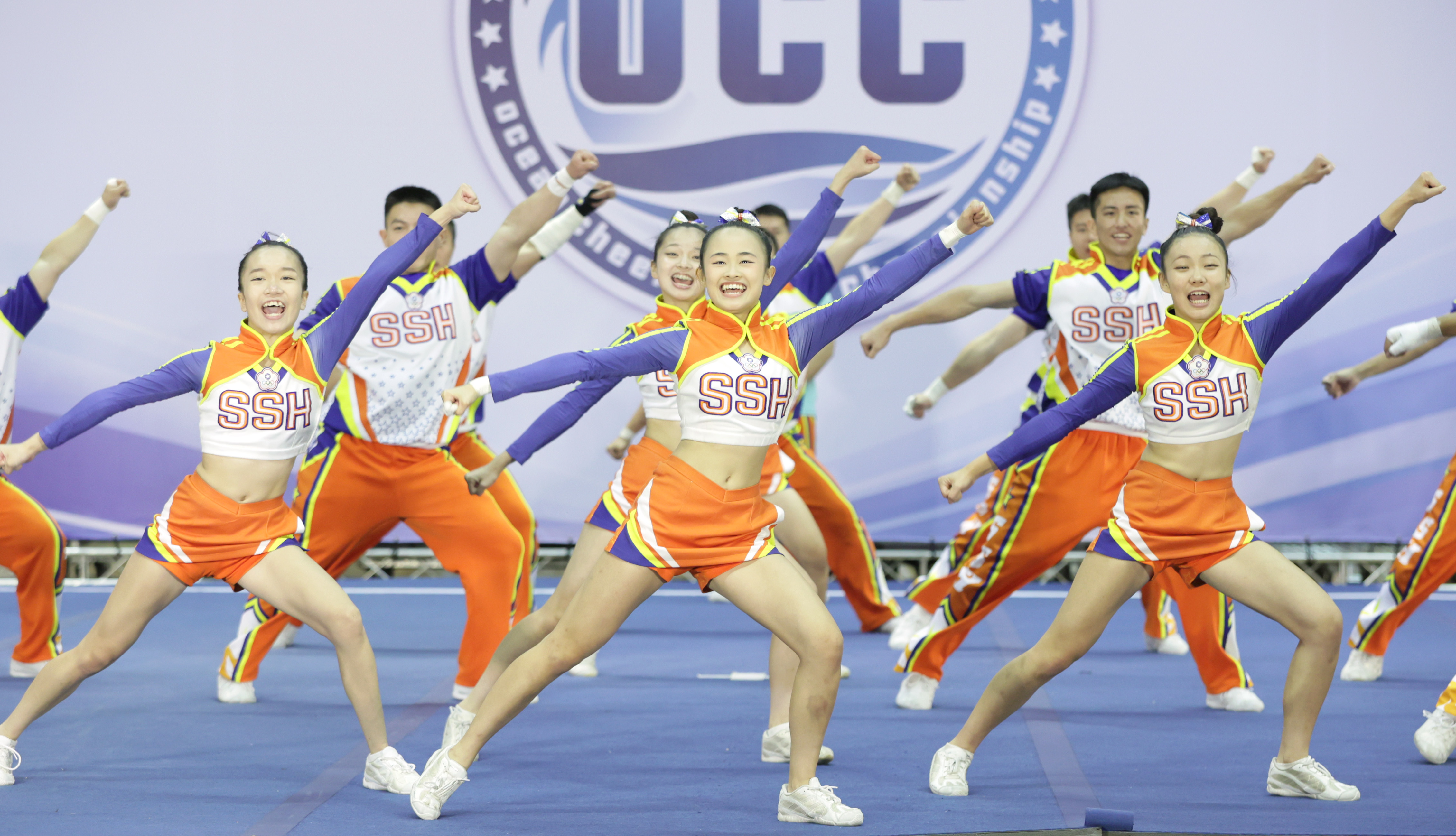 去年腦震盪吳安萱中重返賽場摘下2金1銀。中華民國啦啦隊總會提供