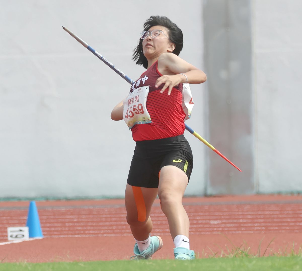 台南市佳里國中陳歆喬。台南市體育局提供