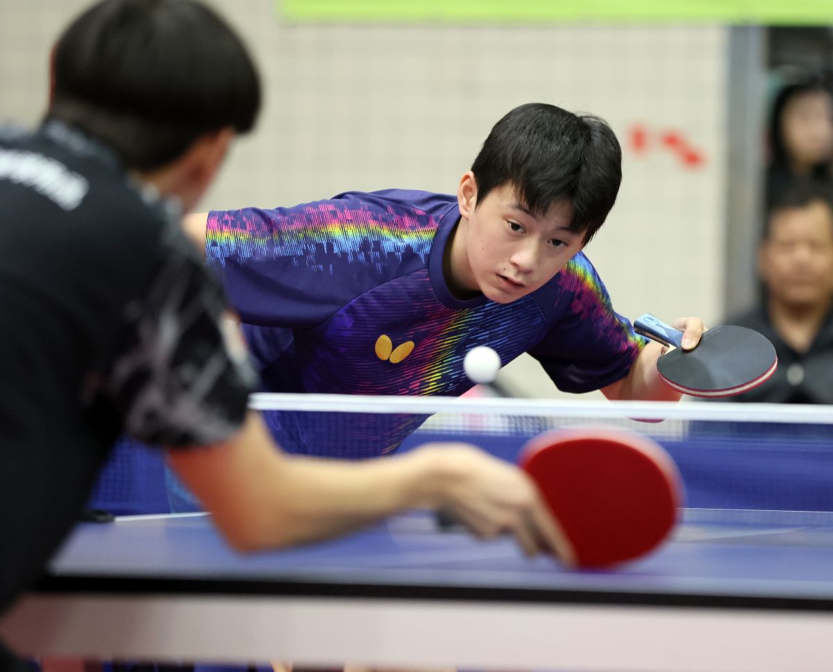 台南長榮中學郭冠宏順利完成三連霸。臺南市體育局提供