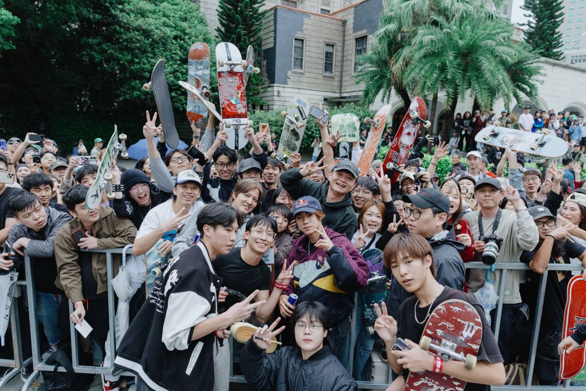 Red Bull Spot Check 打卡台北奧運金牌堀米雄斗領軍炸街嗨翻現場。Red Bull提供