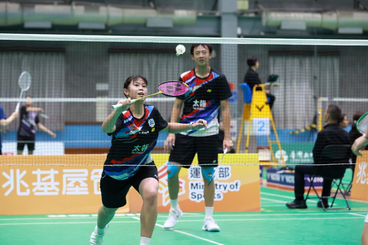 U19混雙冠軍 亞柏雄中林聖茗／孫亮晴奪冠。羽協提供