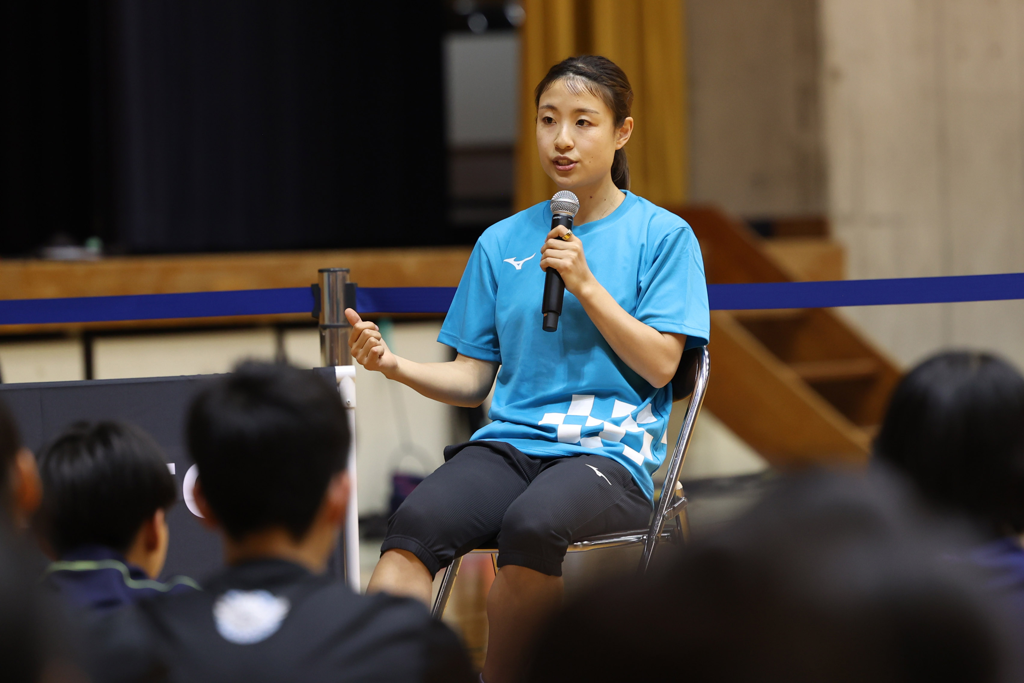 奧原希望在活動座談中與所有選手分享寶貴經驗。官方提供