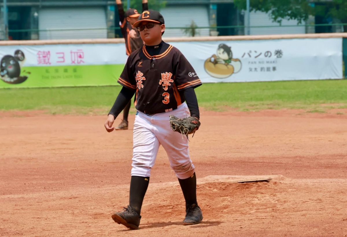 李炫叡後援4.2局失1分好投。學生棒聯提供