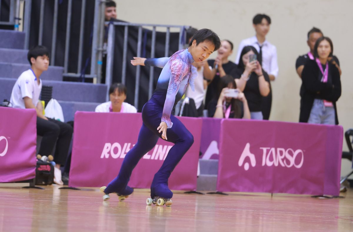 林宜學結合專業與學能是亞洲罕見的運科滑輪好手。大會提供