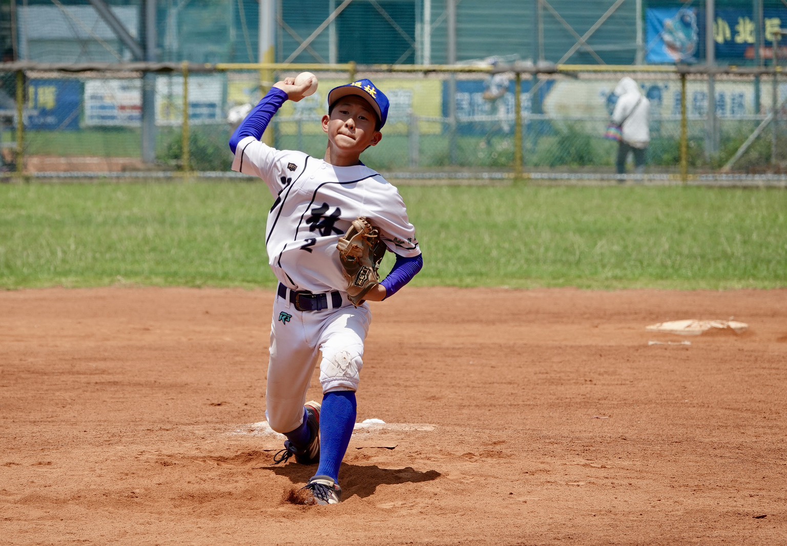 徐睿呈二度登板化解危機。學生棒聯提供