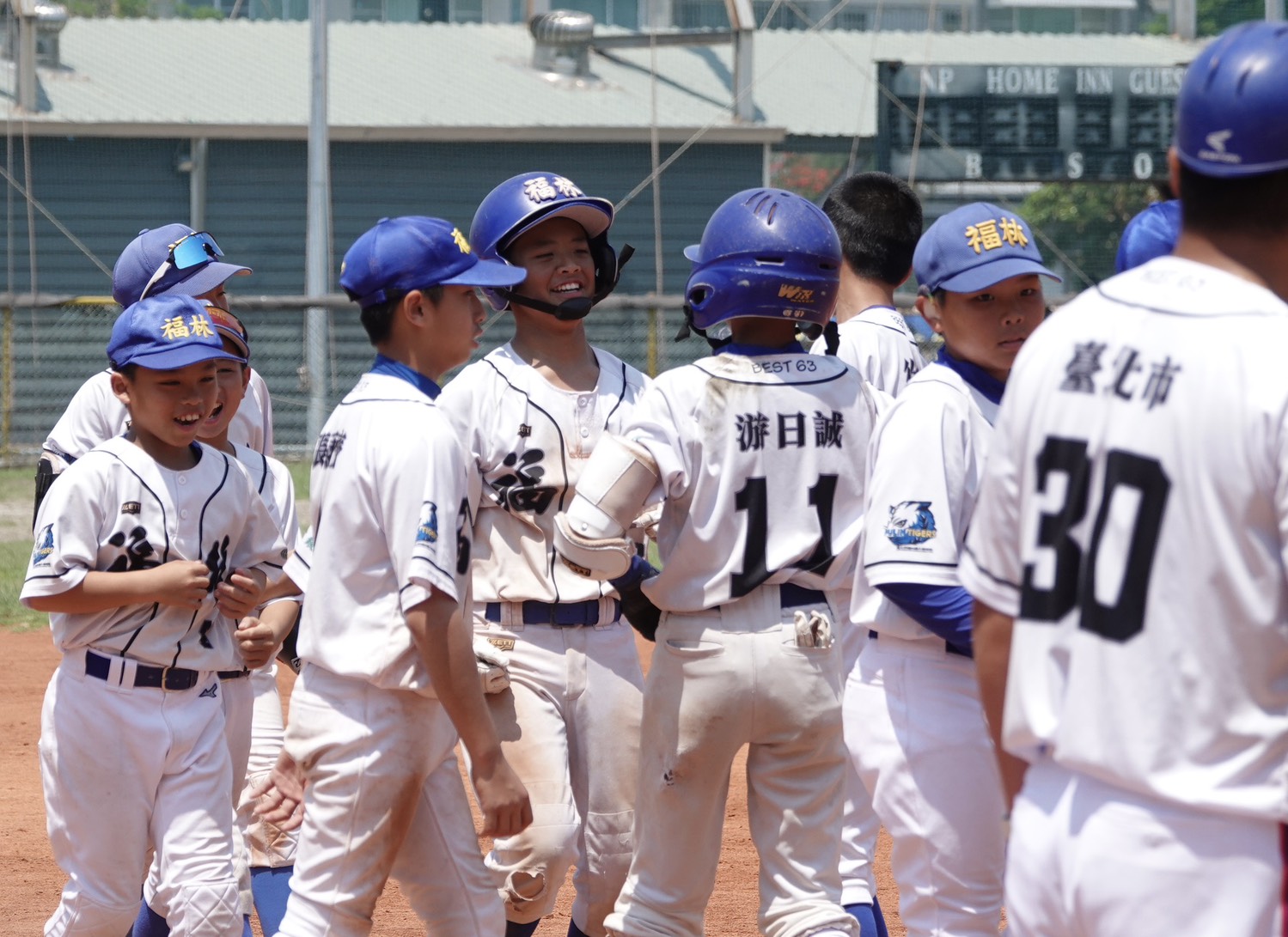 福林再見安打驚險拿分組一。學生棒聯提供