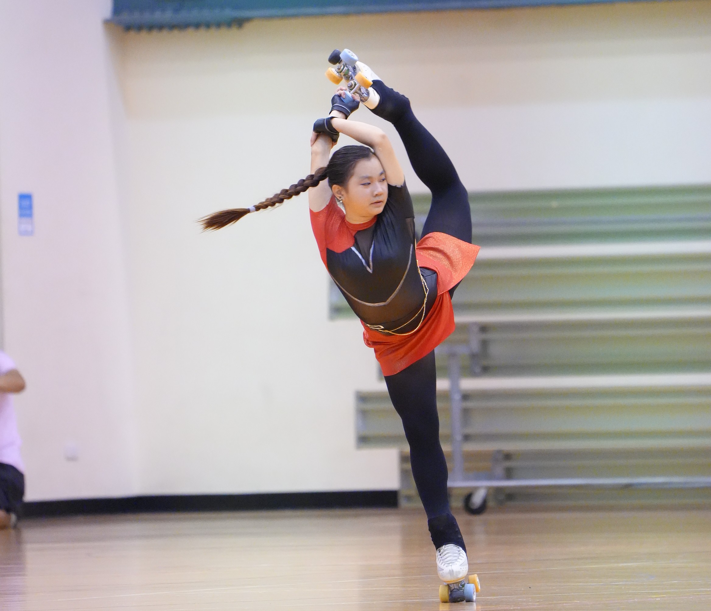 王曉晞抱病上場動作依舊充滿張力。大會提供