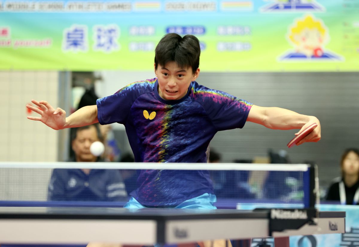 郭冠宏連兩場都打的並不輕鬆。臺南市體育局提供