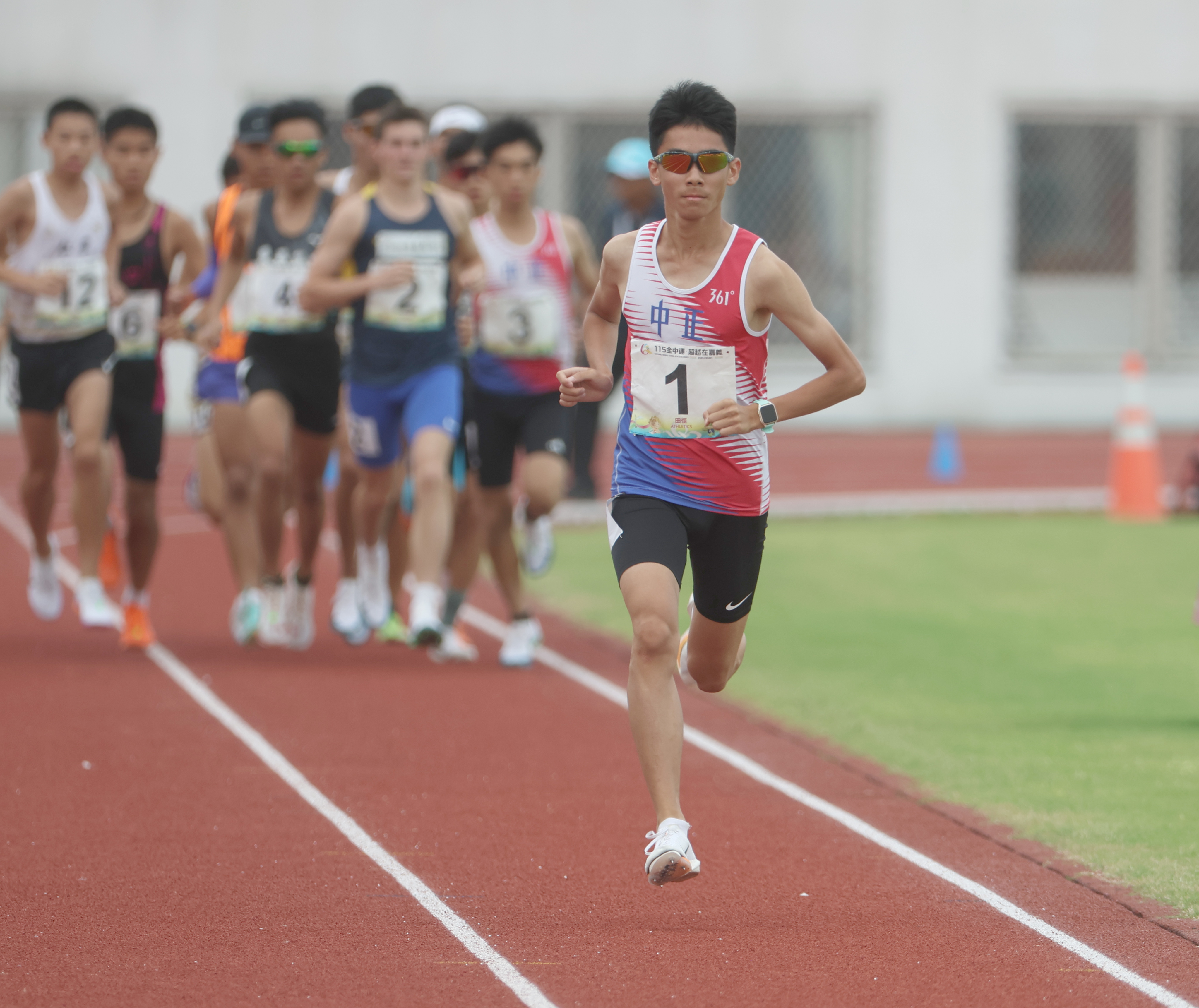 王誠宇遙遙領先其他跑者。陳怡誠攝