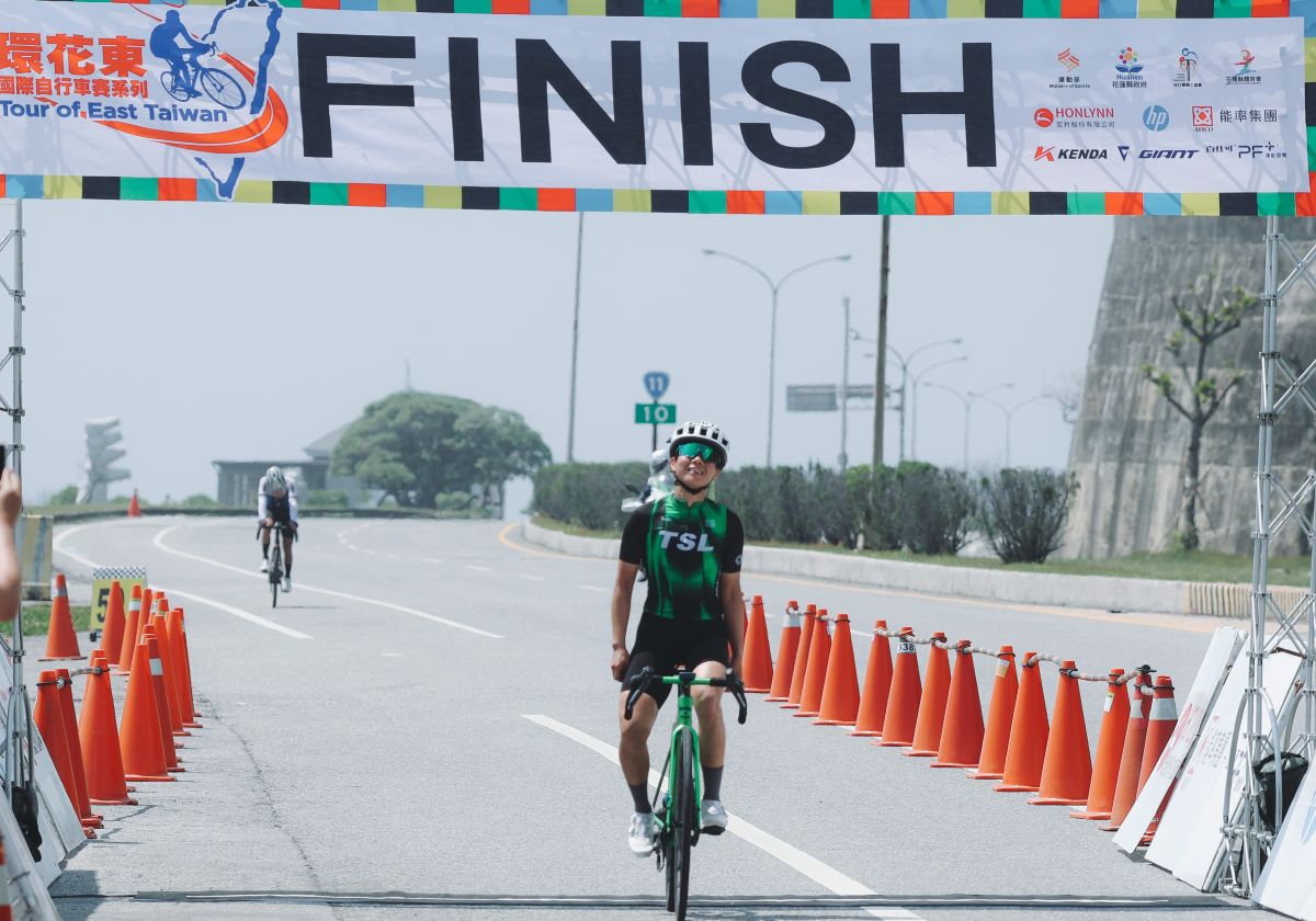 女子冠軍許書瑋。中華民國自行車騎士協會提供