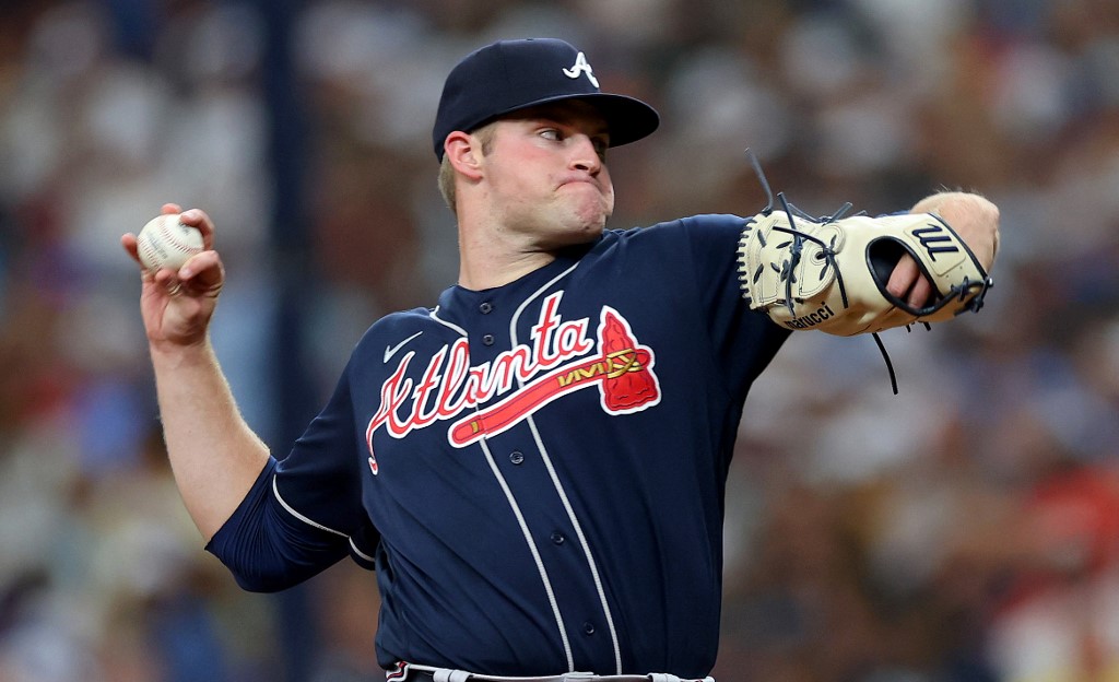 亞特蘭大勇士派出Bryce Elder先發，本季6場先發3勝1敗，ERA低到1.95。法新社